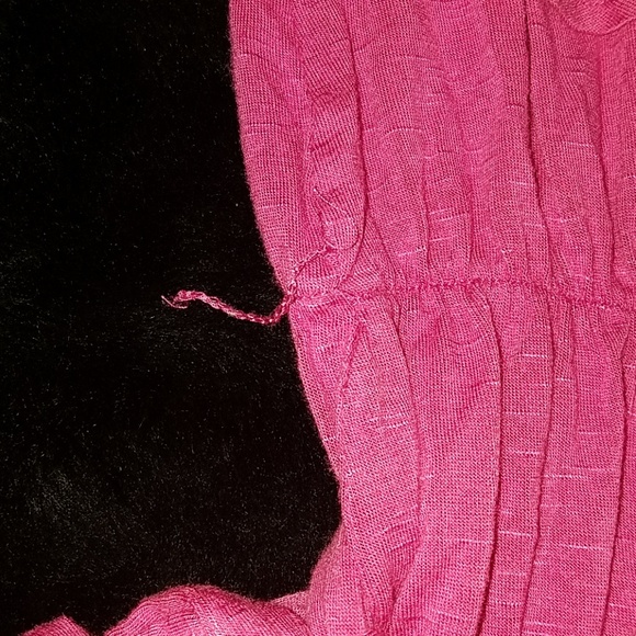 Candie's Hot Pink off shoulder Blouse - Picture 5 of 8